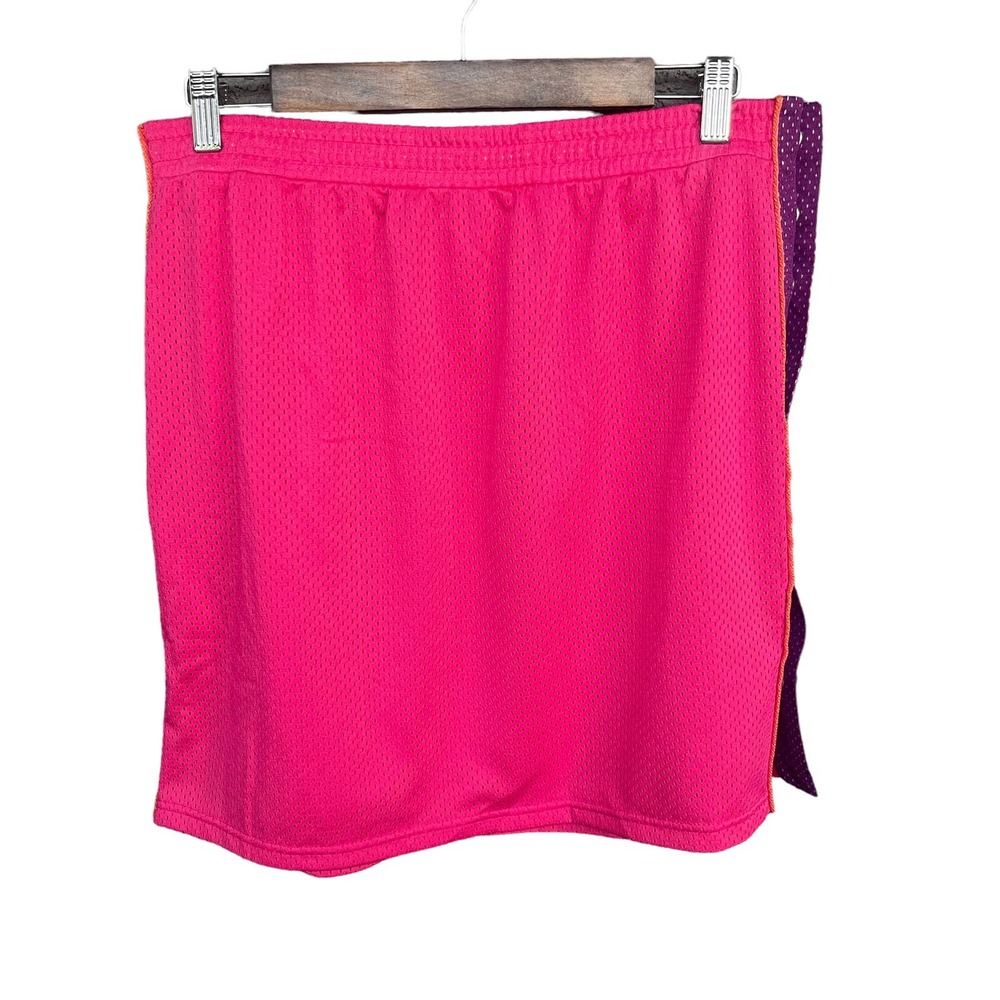 Fila Skirt Womens‎ Extra Large XL Pink Mesh Tear Away Mesh Activewear Lined